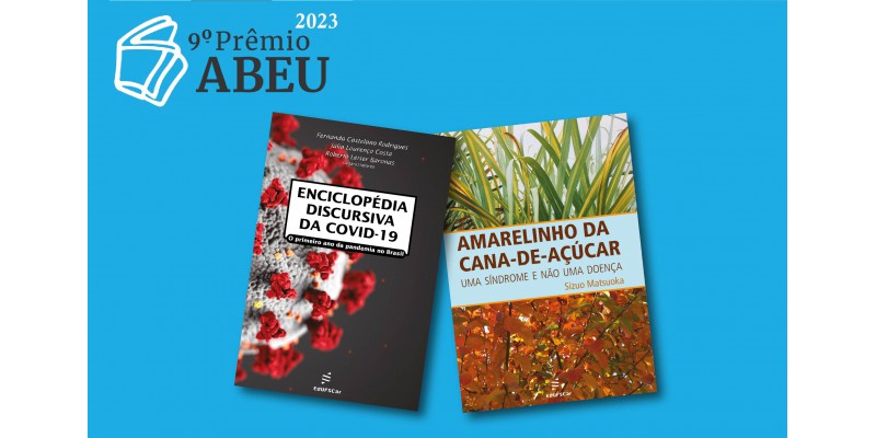 Livros da EdUFSCar recebem menção honrosa do Prêmio ABEU