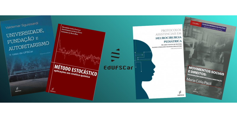 Novos títulos da EdUFSCar destacam diversidade da pesquisa acadêmica