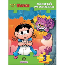Turma da Mônica - Livro quebra-cabeça Alice no pais das Maravilhas 