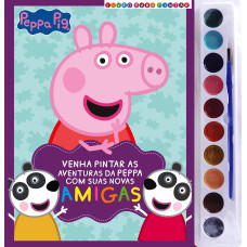 Peppa Pig - livro para pintar com aquarela