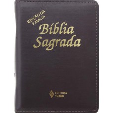 Bíblia sagrada - Ed. família média zíper