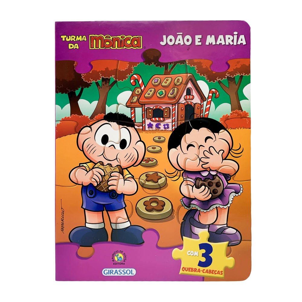 Turma da Mônica Livro Quebra-Cabeças - João e Maria - Com 3 quebra-cabeças <br /><br /> <small>Paula Furtado; Mauricio de Sousa</small>