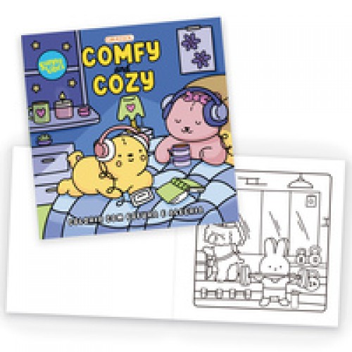 Sunny Vibes: Comfy and Cozy - Colorir com Fofura e Alegria - Livro de colorir   <br /><br /> <small>TOWNHOUSE PUBLISHING LTD</small>