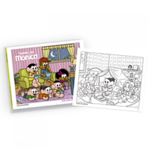 Turma da Mônica - Dias Alegres: Cozy and Comfy Moments - Livro de colorir   <br /><br /> <small>MAURICIO DE SOUSA</small>