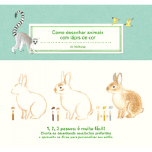 Como desenhar animais com lápis de cor   <br /><br /> <small>AI AKIKUSA-</small>
