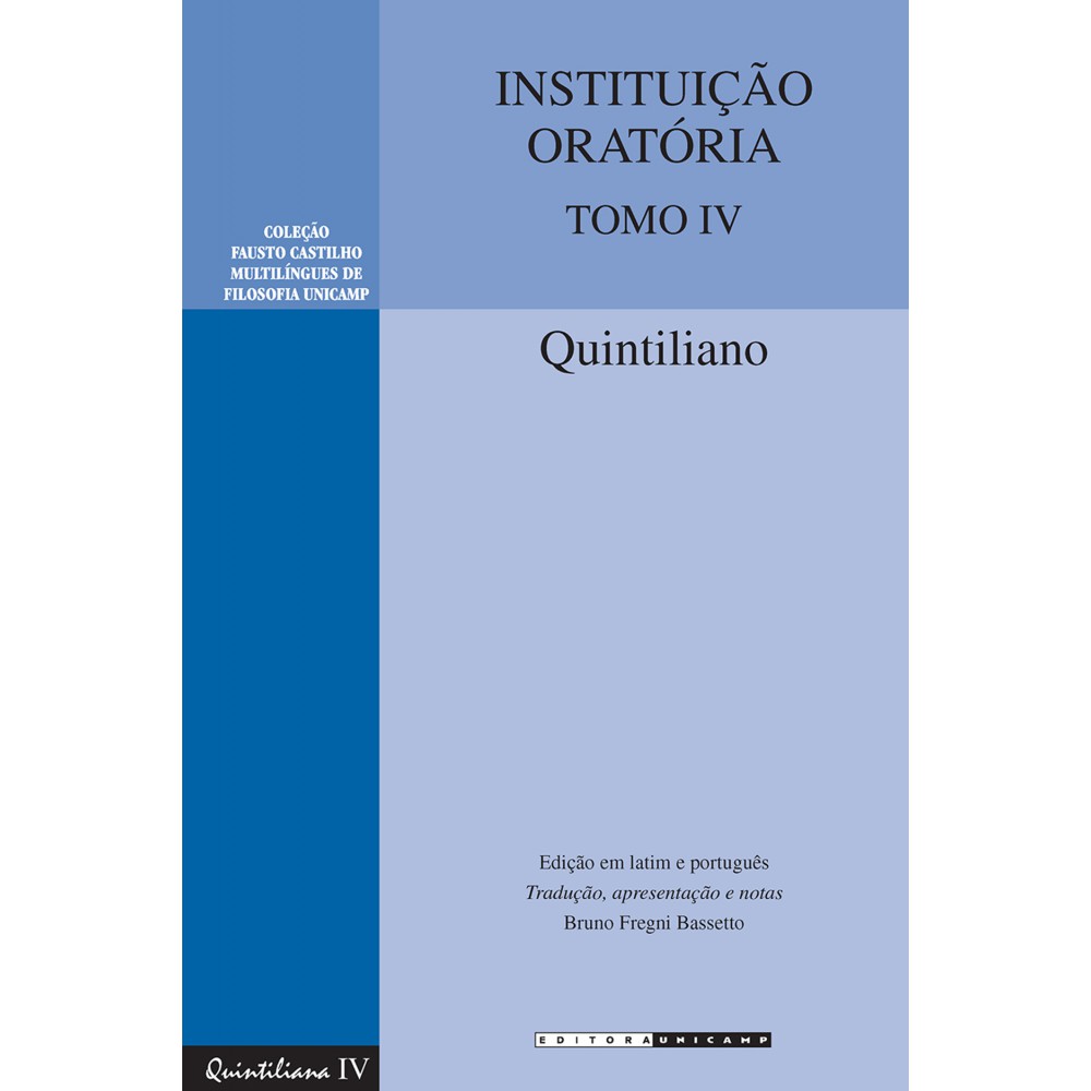 Instituição oratória tomo IV Instituição oratória tomo IV