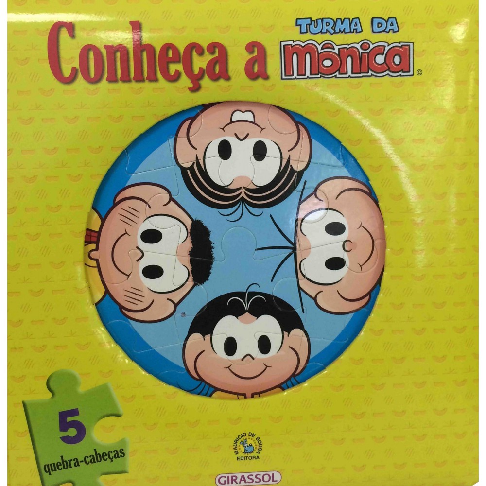 Conheça a Turma da Mônica - Livro e Quebra-Cabeça Conheça a Turma da Mônica - Livro e Quebra-Cabeça